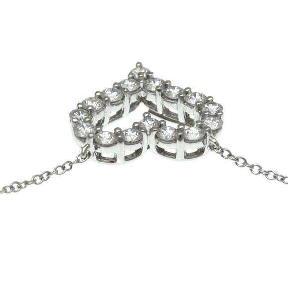 Tiffany Sentimental Heart Necklace Platinum Diamond Men,Women Fashion Pendant... - Picture 6 of 12